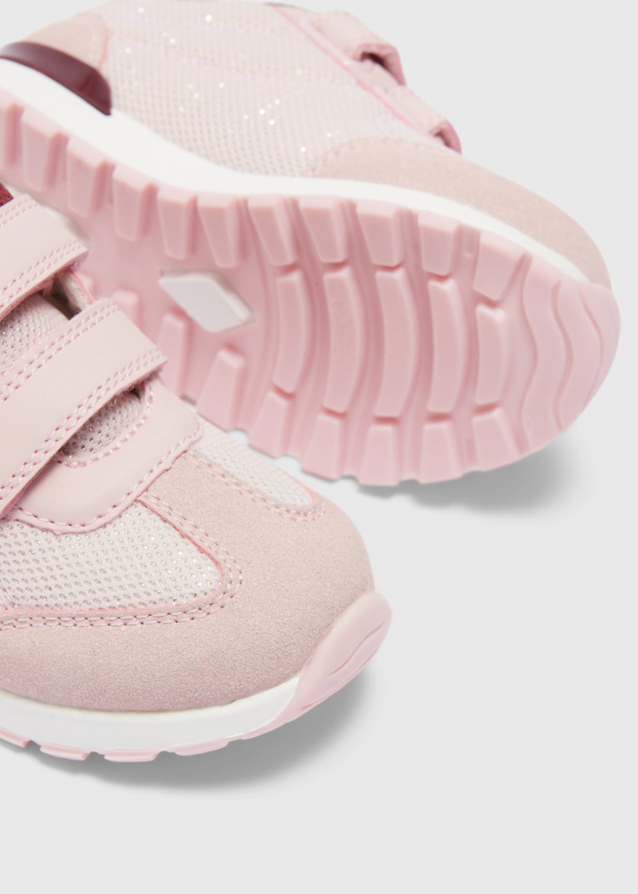 Girls Pink Retro Trainer (Younger 4-12)