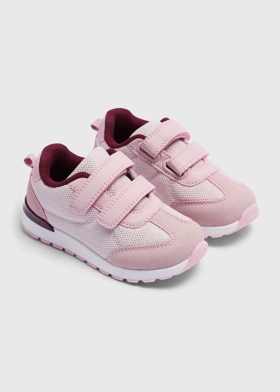 Girls Pink Retro Trainer (Younger 4-12)
