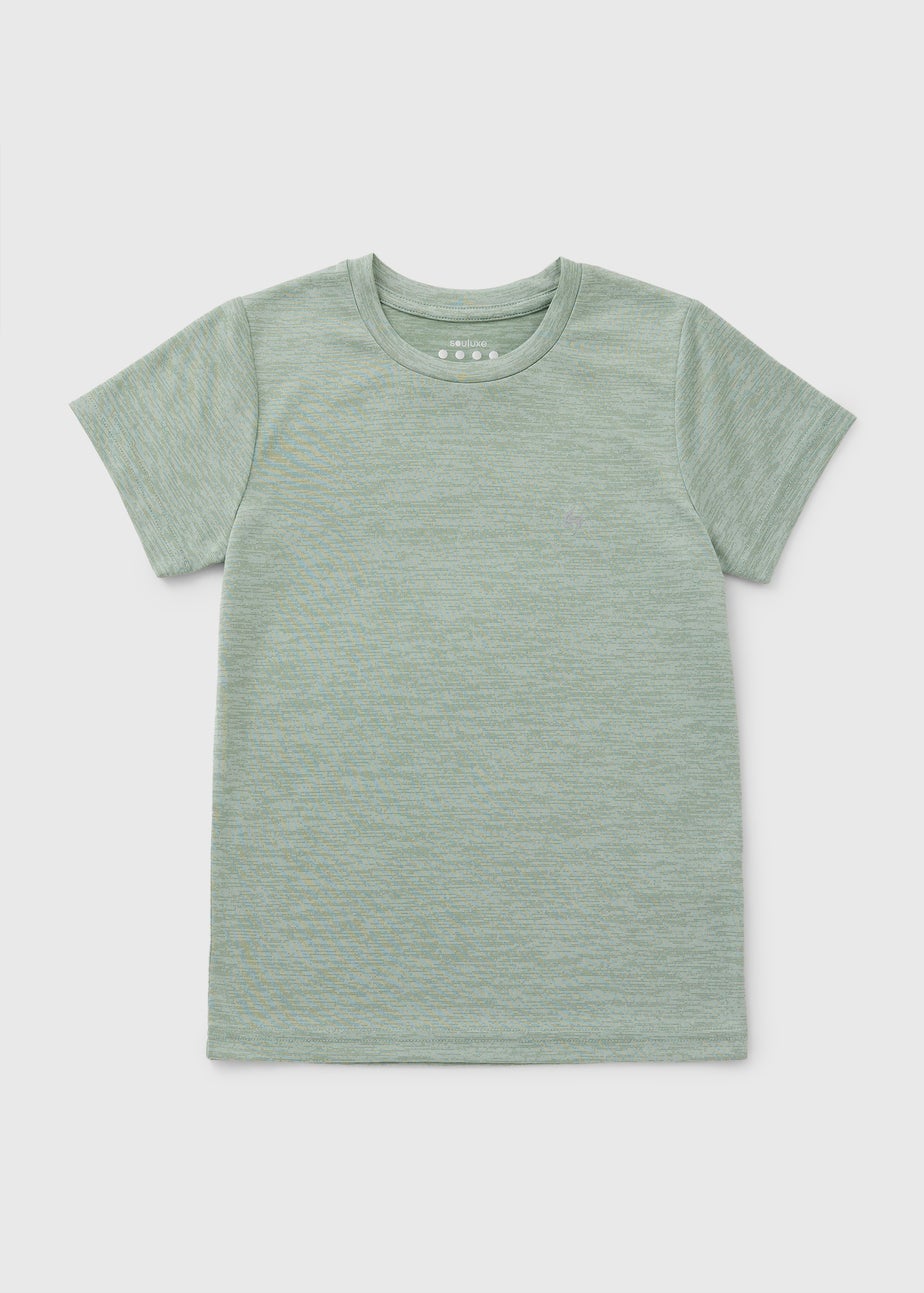 Souluxe Boys Green Sports T-Shirt (7-15yrs)