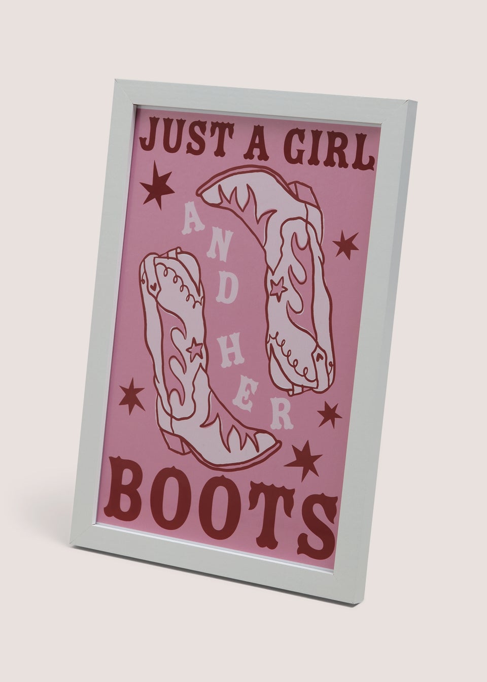 Girls & Her Boots Wall Art