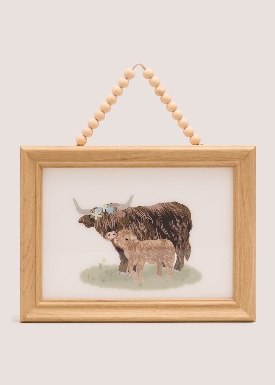 Highland Cow Wall Art