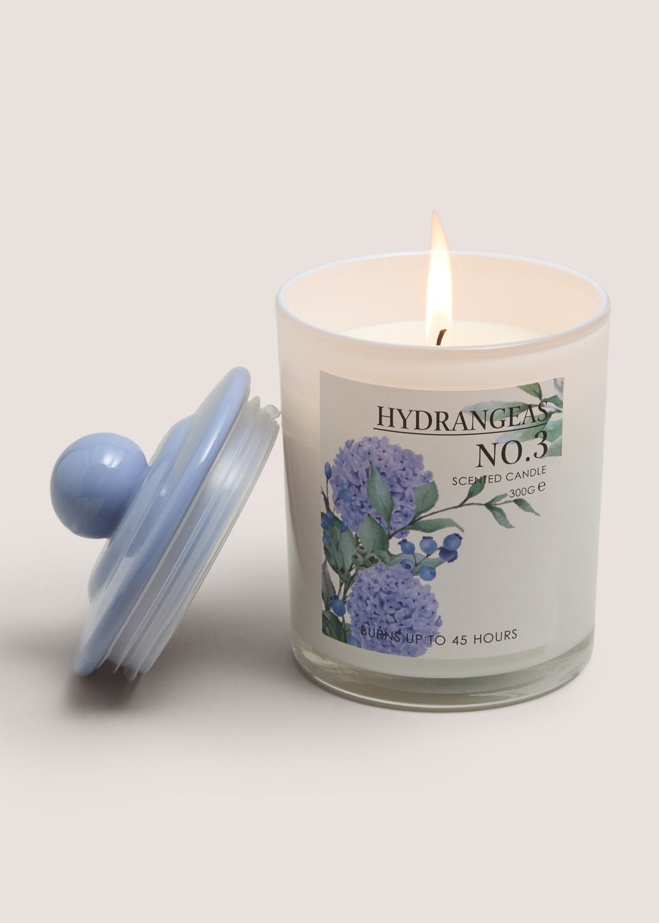 Hydrangea Jar Candle