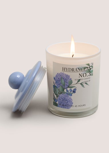 Hydrangea Jar Candle