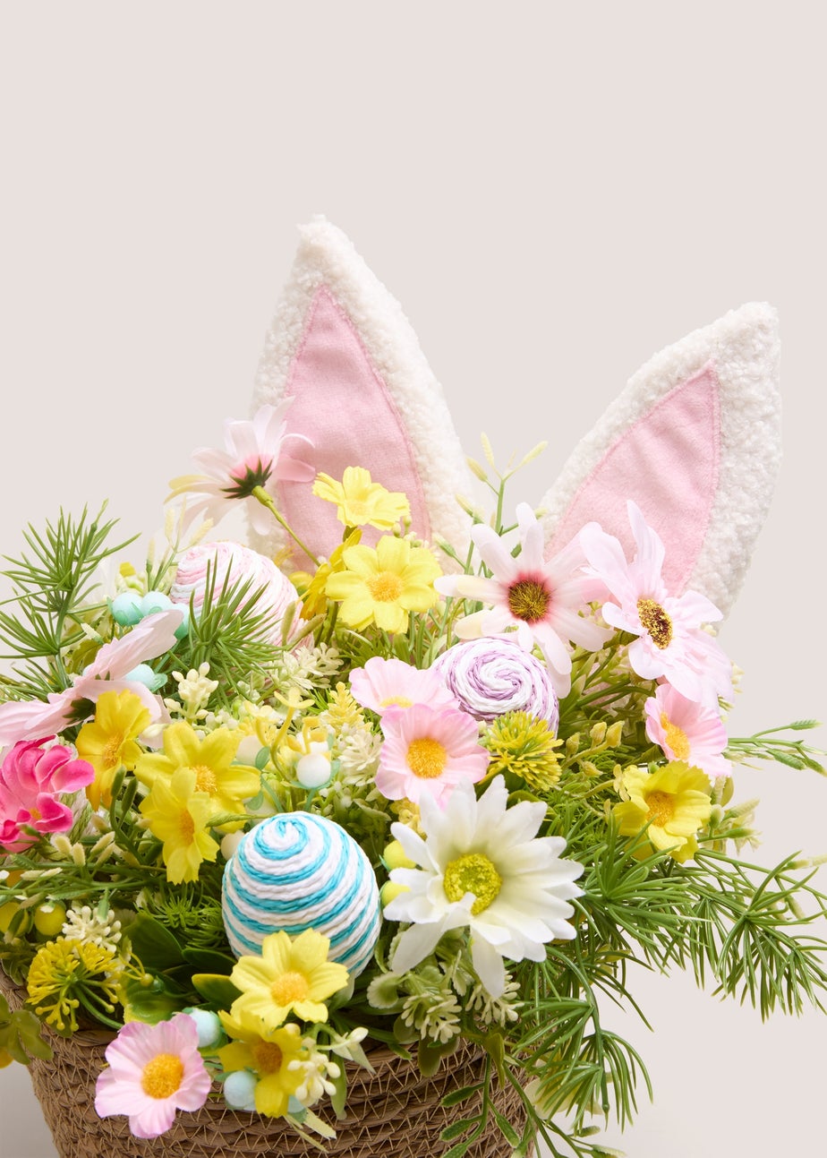 Easter Flowers In Basket