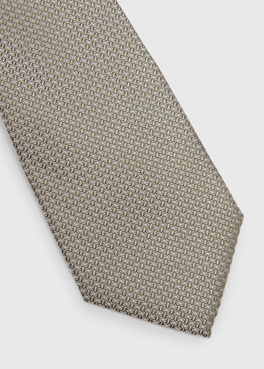 Taylor & Wright Green Textured Tie