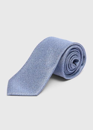 Taylor & Wright Mid Blue Textured Tie