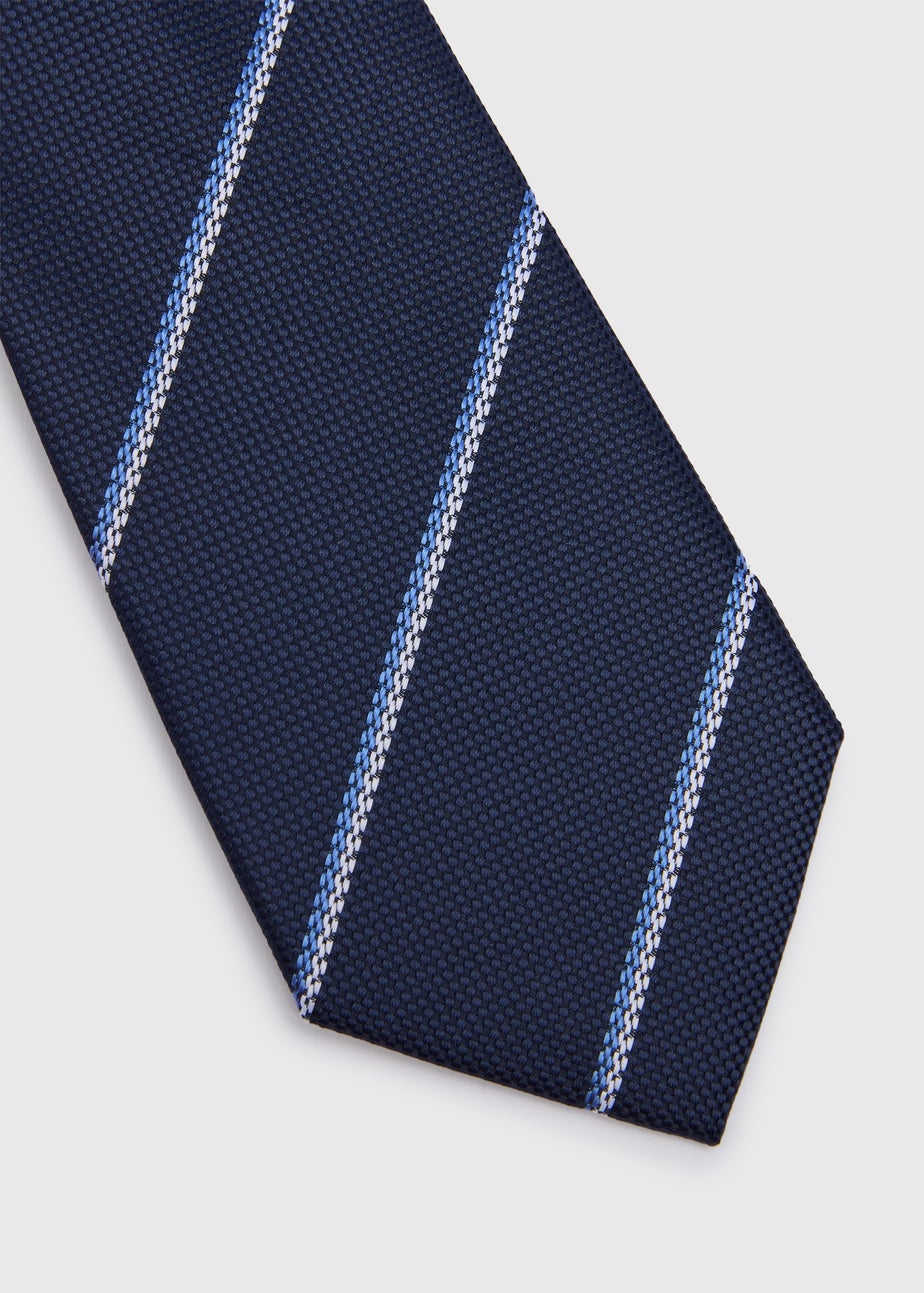 Taylor & Wright Cobalt Stripe Tie