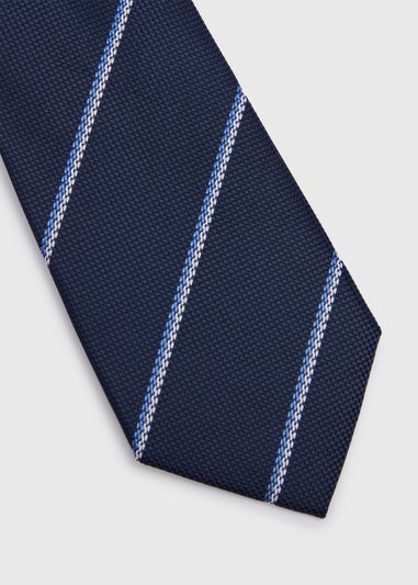 Taylor & Wright Cobalt Stripe Tie