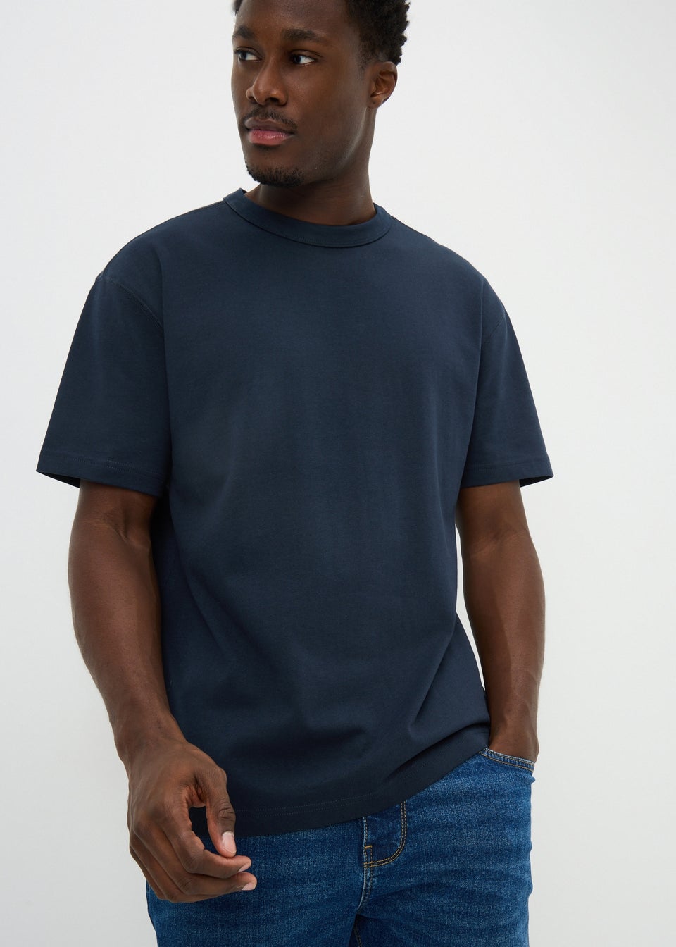 Navy Heavy Weight T-Shirt