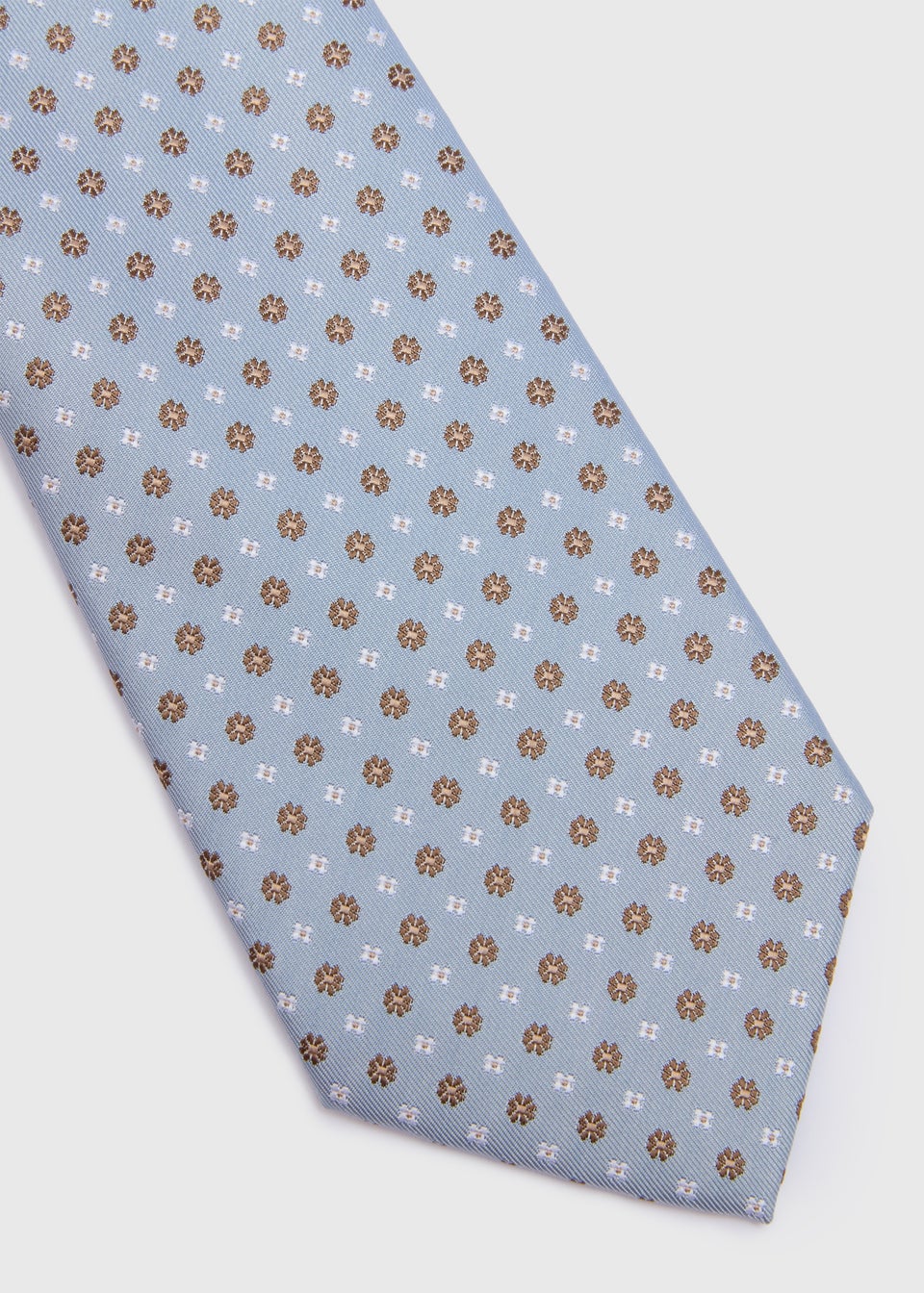 Taylor & Wright Light Blue Floral Geometric Tie