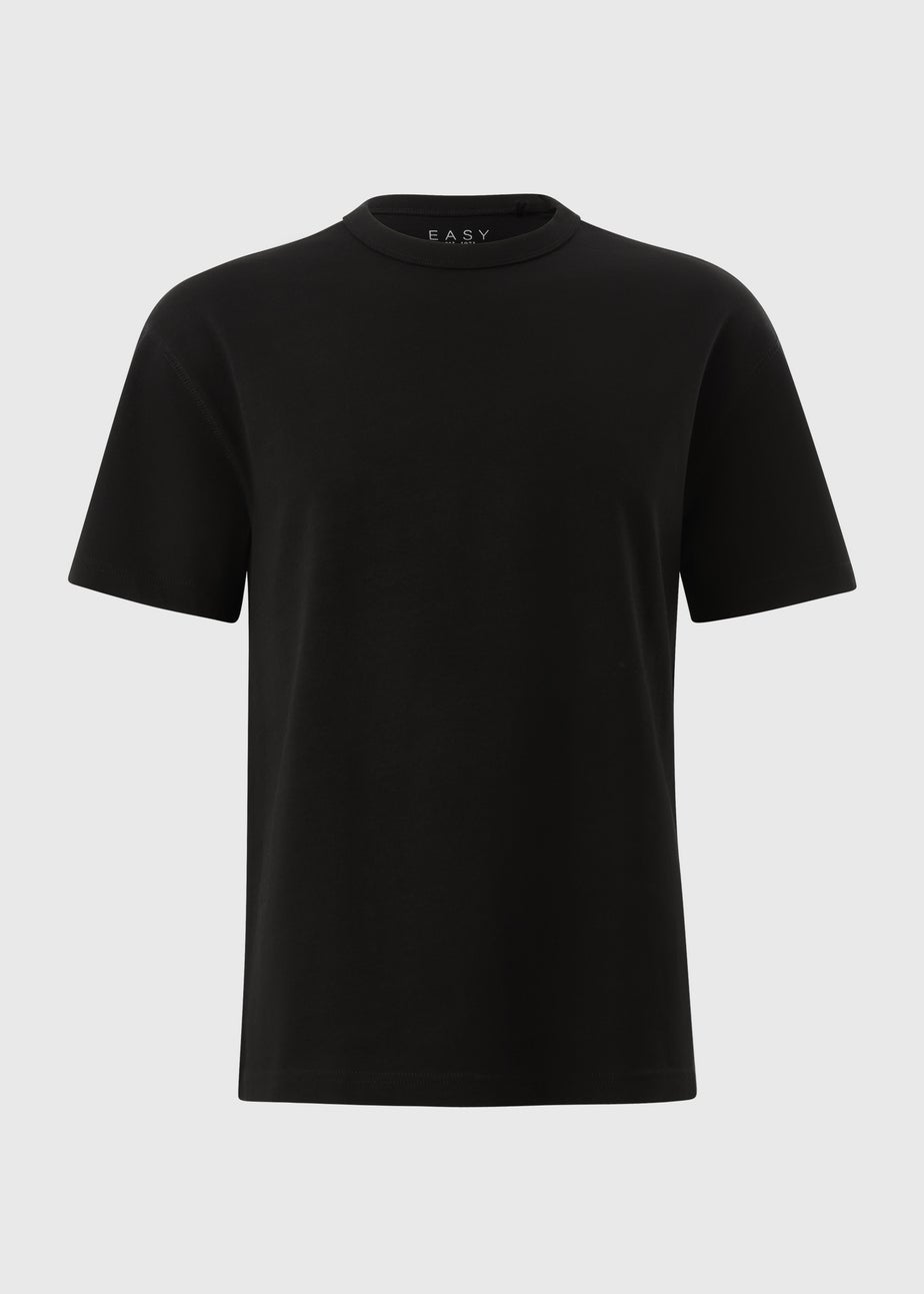 Black Plain Heavy Weight T-Shirt