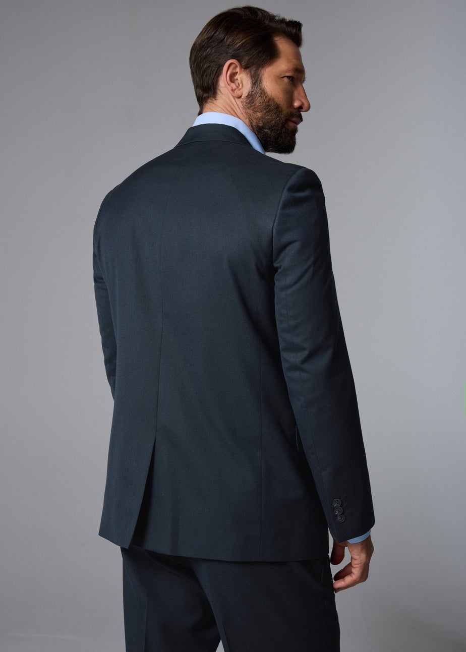 Taylor & Wright Albury Navy Birdseye Regular Fit Suit Jacket