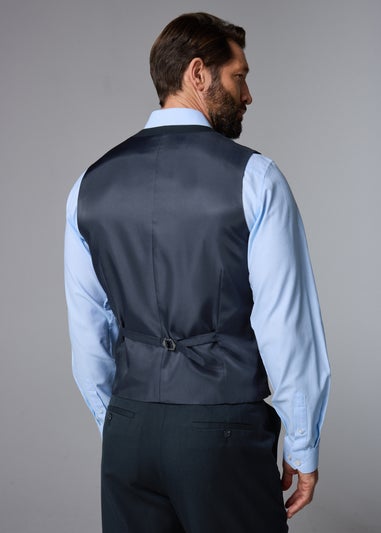 Taylor & Wright Albury Navy Birdseye Suit Waistcoat