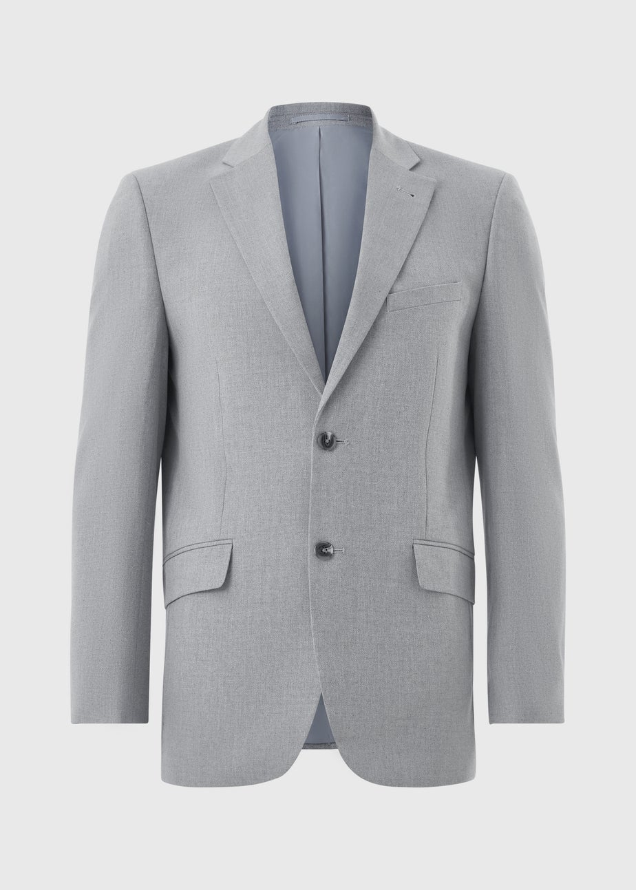 Taylor & Wright Ashford Grey Birdseye Regular Fit Suit Jacket