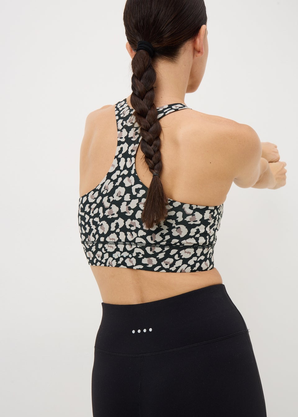Souluxe Leopard Print Sports Crop Top