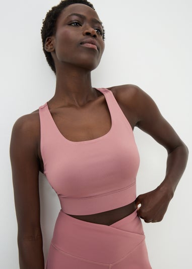 Souluxe Rose Sports Crop Top