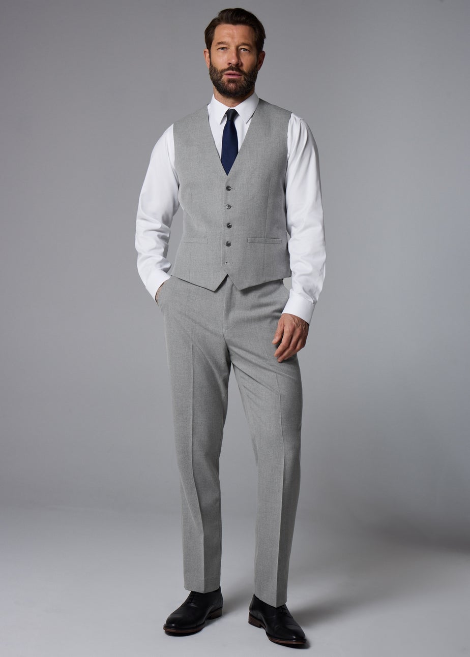 Taylor & Wright Ashford Grey Birdseye Suit Waistcoat