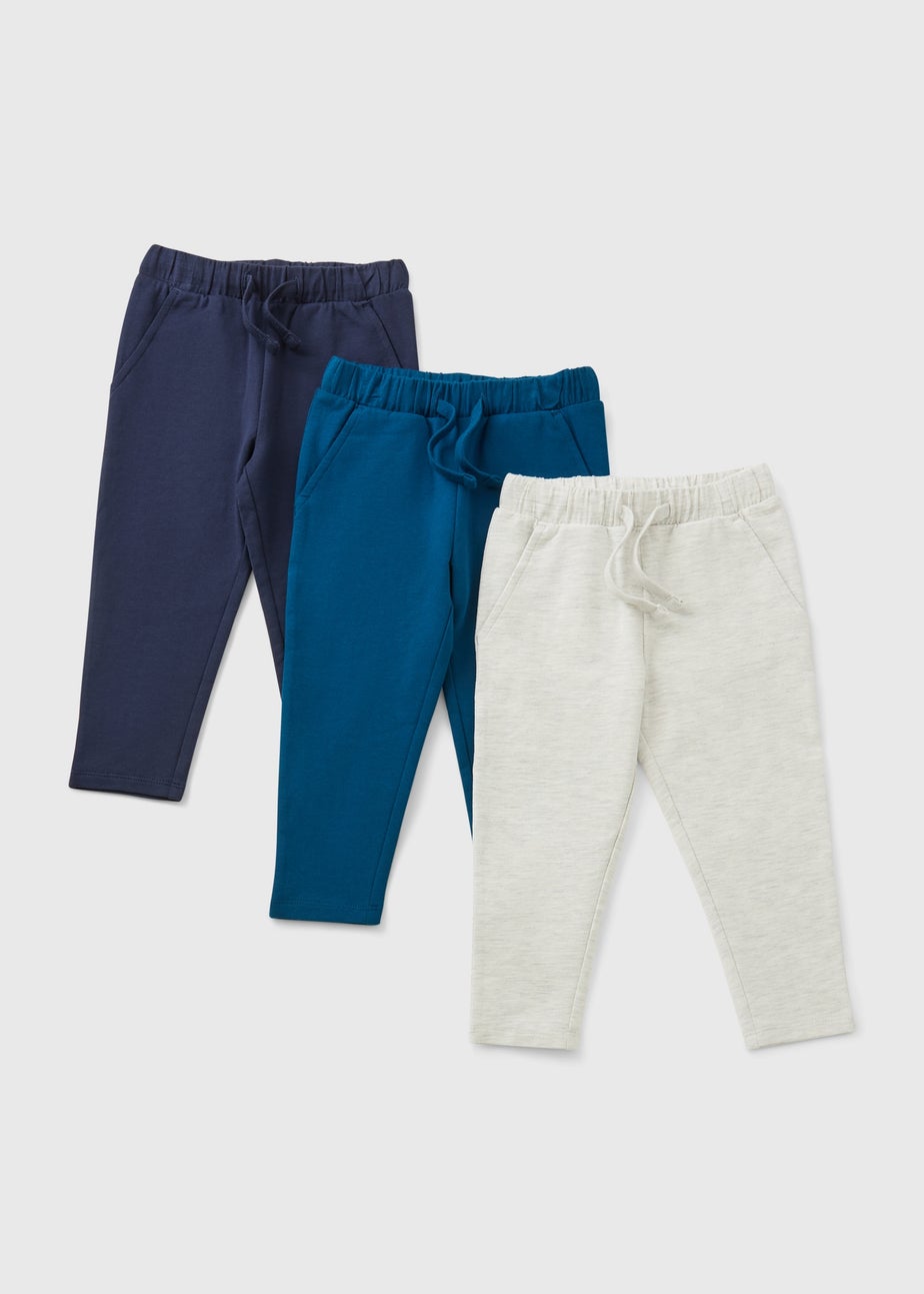 3 Pack Boys Navy Leggings (1-7yrs)