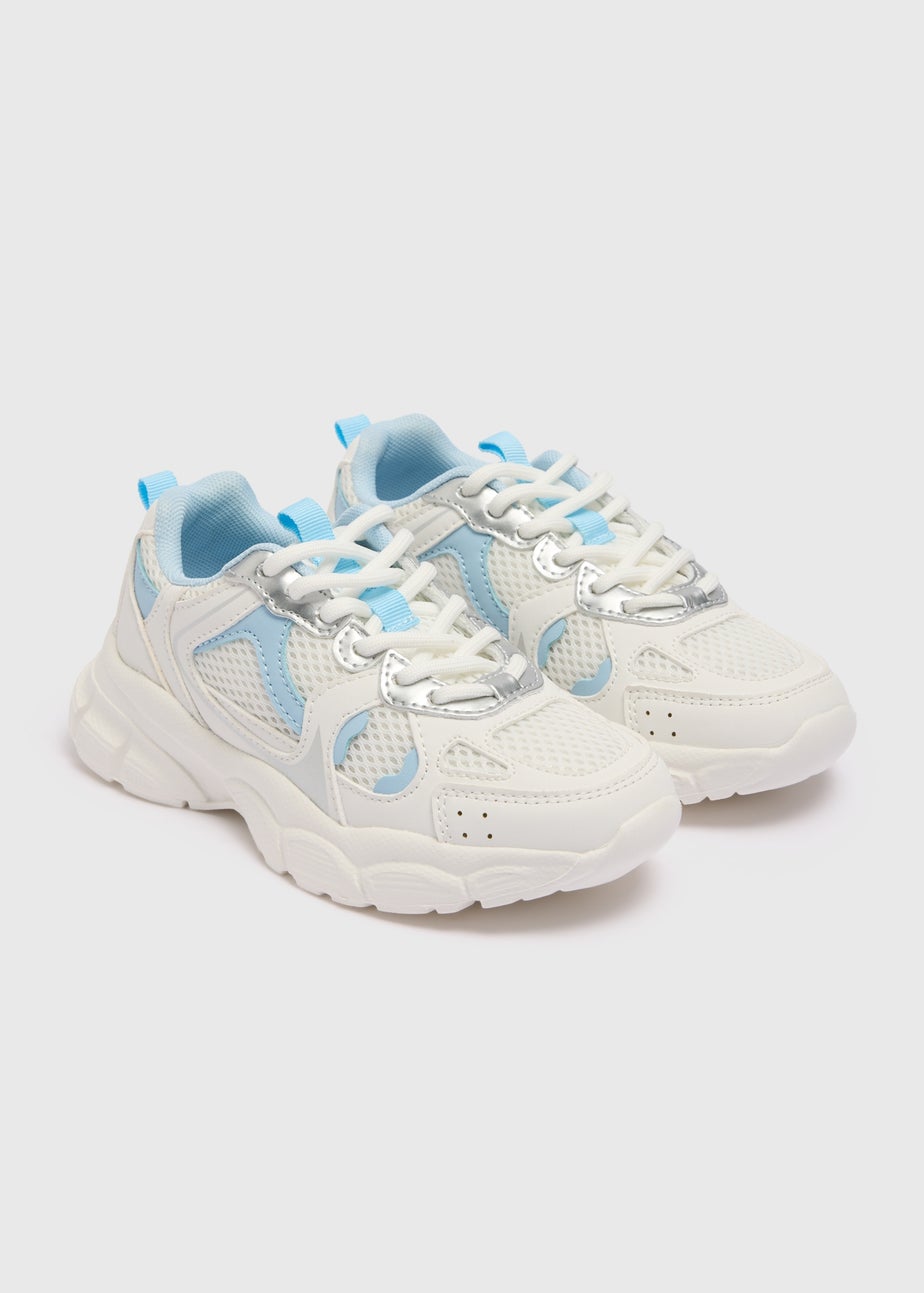 Girls Cream Chunky Trainers (Younger 10-Older 5)