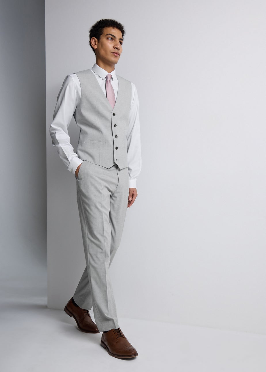 Taylor & Wright Ashbury Grey Puppytooth Suit Waistcoat