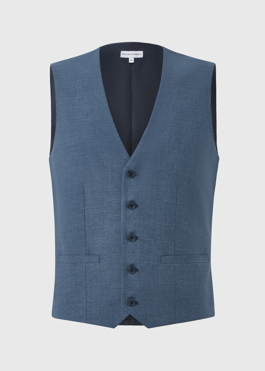 Taylor & Wright Hawthorne Blue Suit Waistcoat
