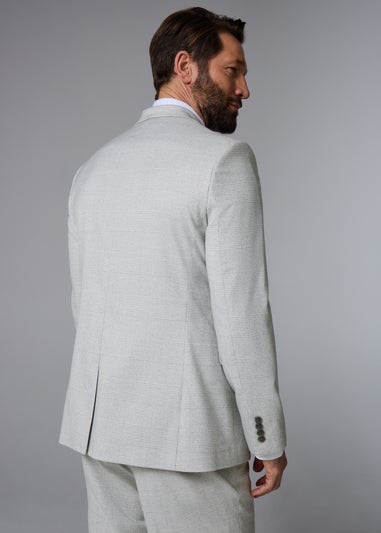 Taylor & Wright Elwood Grey Check Tailored Fit Suit Jacket