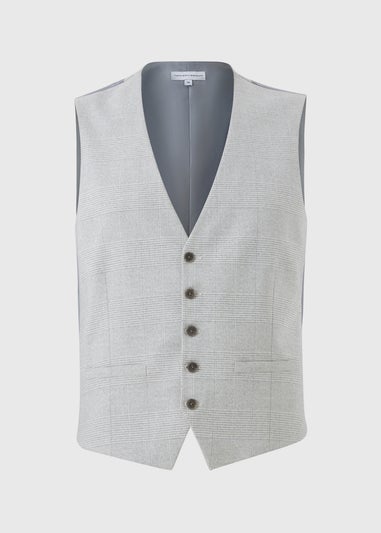 Taylor & Wright Elwood Grey Check Waistcoat