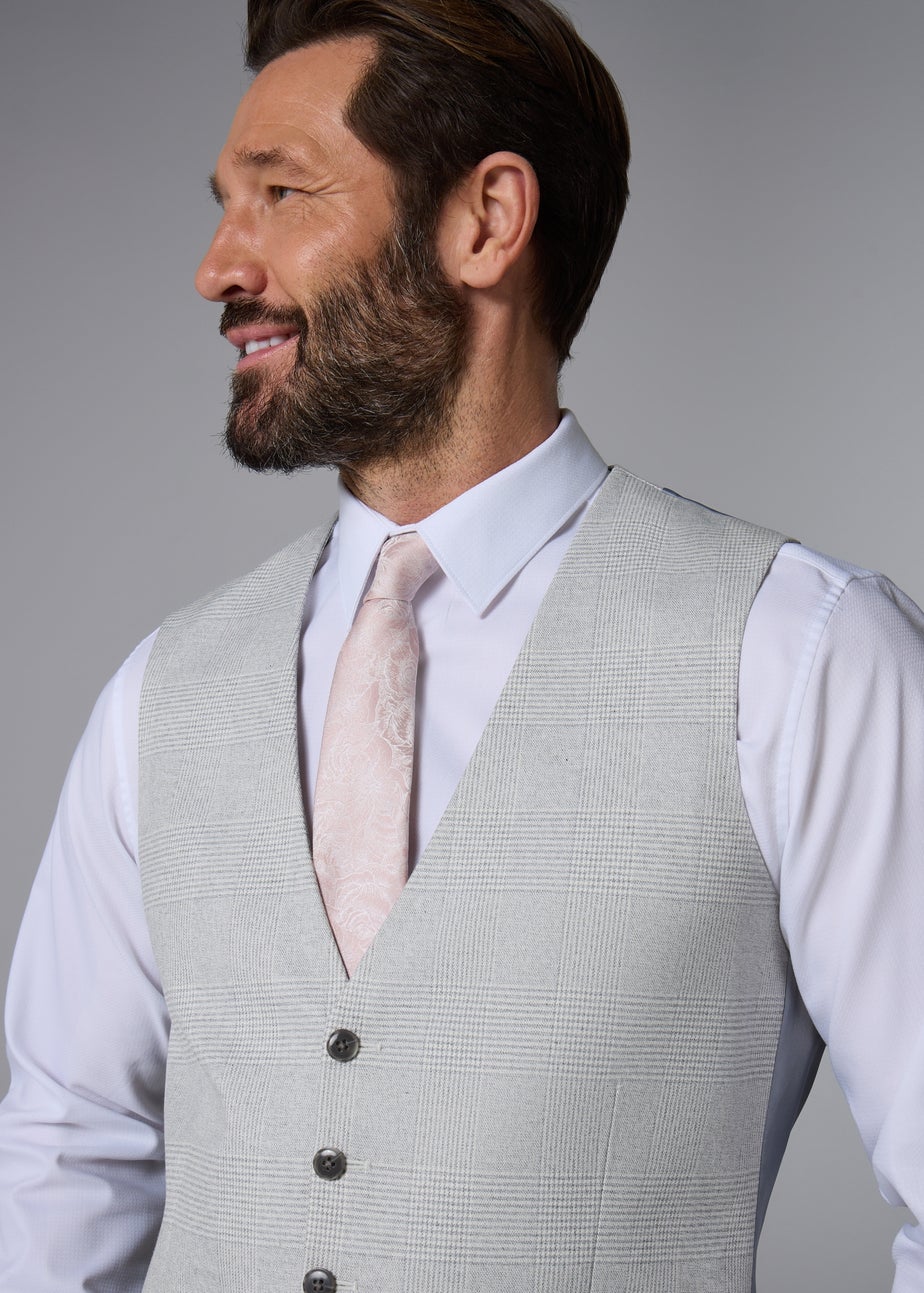 Taylor & Wright Elwood Grey Check Waistcoat