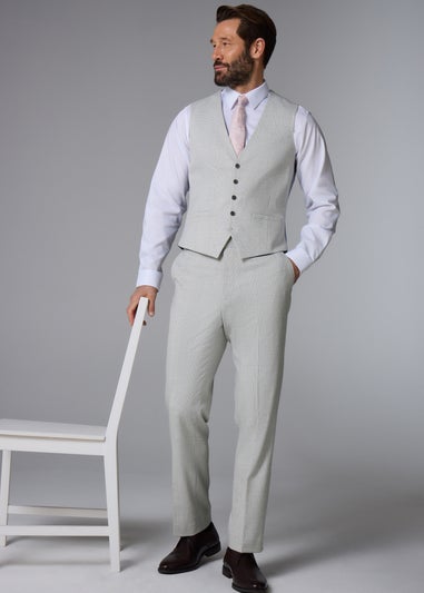 Taylor & Wright Elwood Grey Check Waistcoat