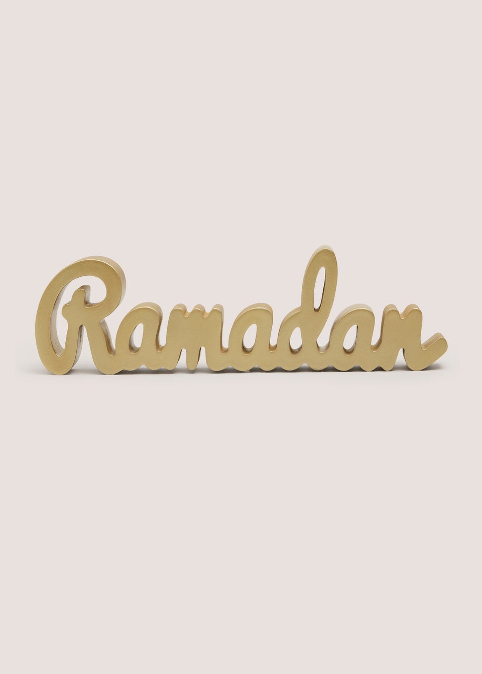 Gold Ramadan Standing Sign