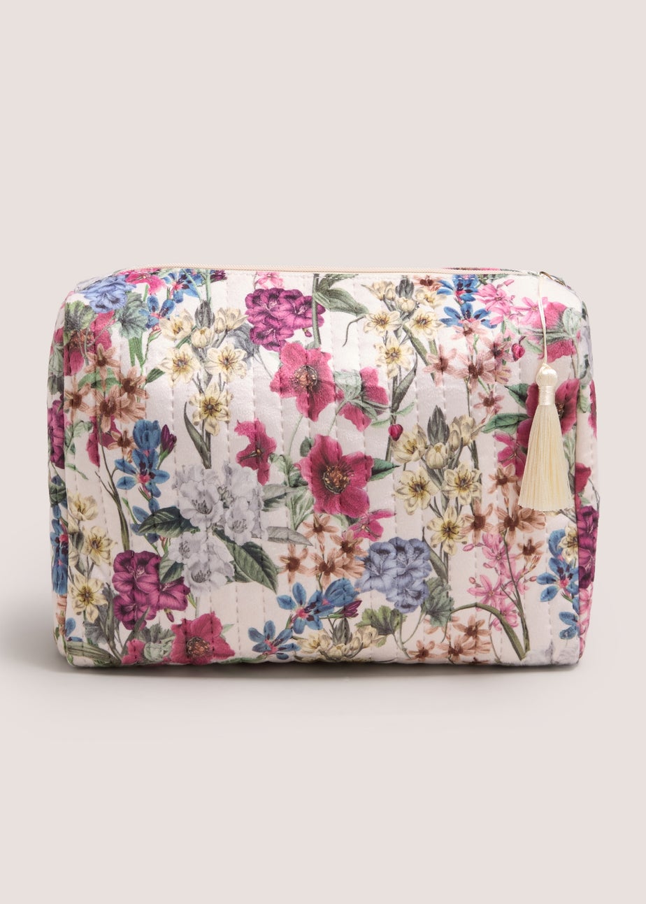 Multicolour Floral Makeup Bag