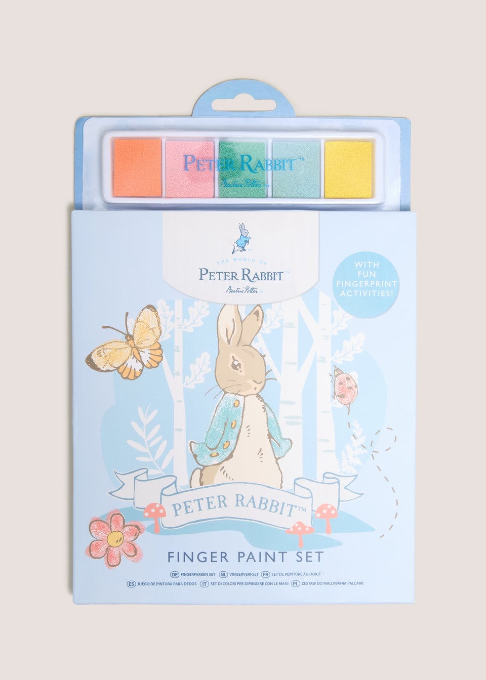 Peter Rabbit Finger Paint Set