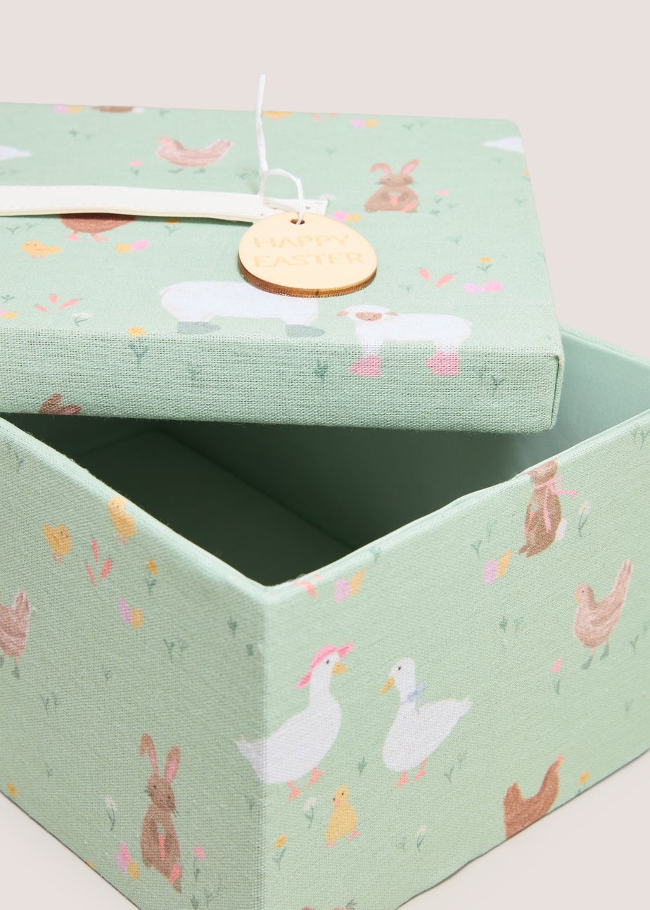 Green Easter Storage Box
