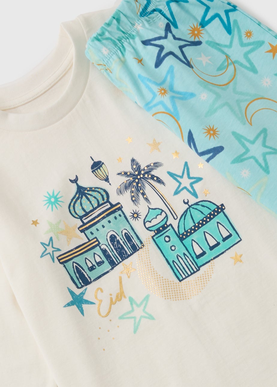 Boys Blue Eid Pyjama Sets (1-13yrs)