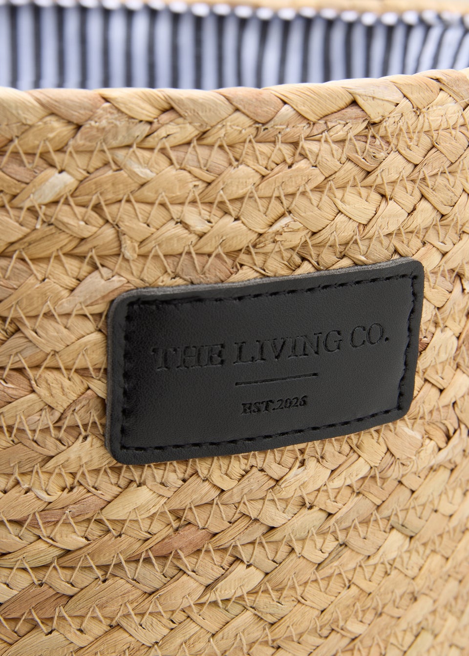 Black Living Co Round Basket