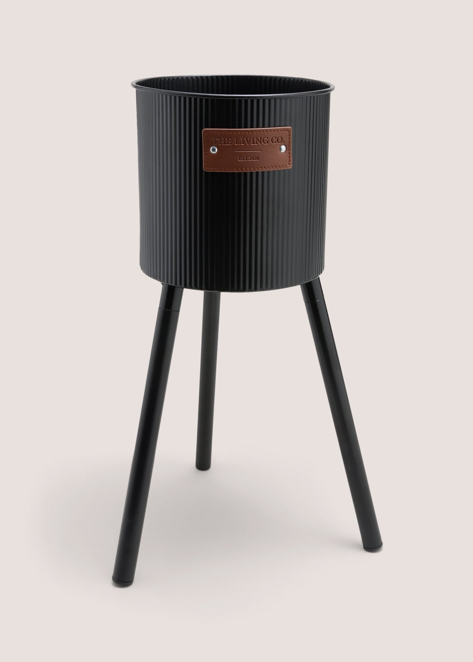 The Living Co Black Planter