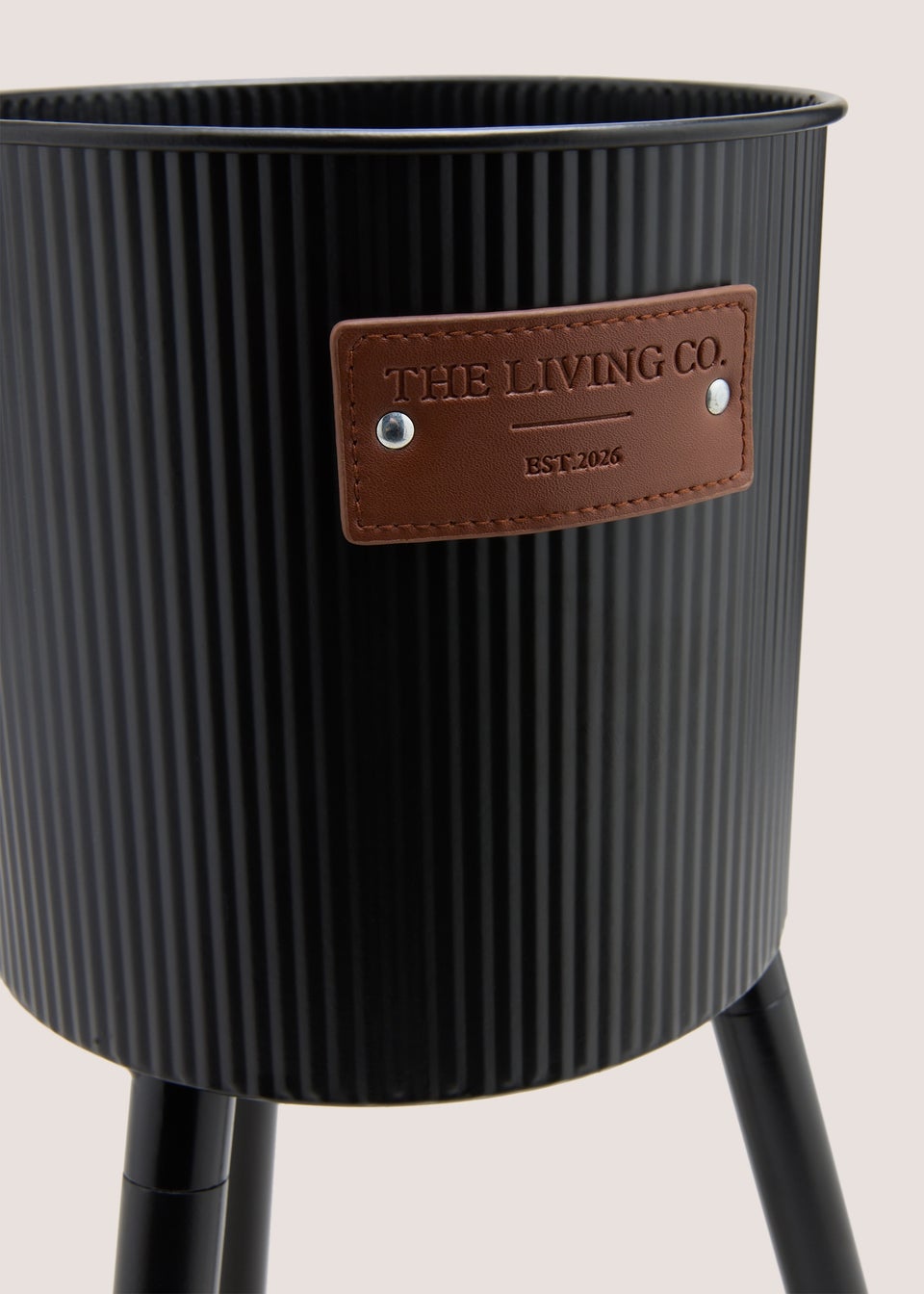 The Living Co Black Planter