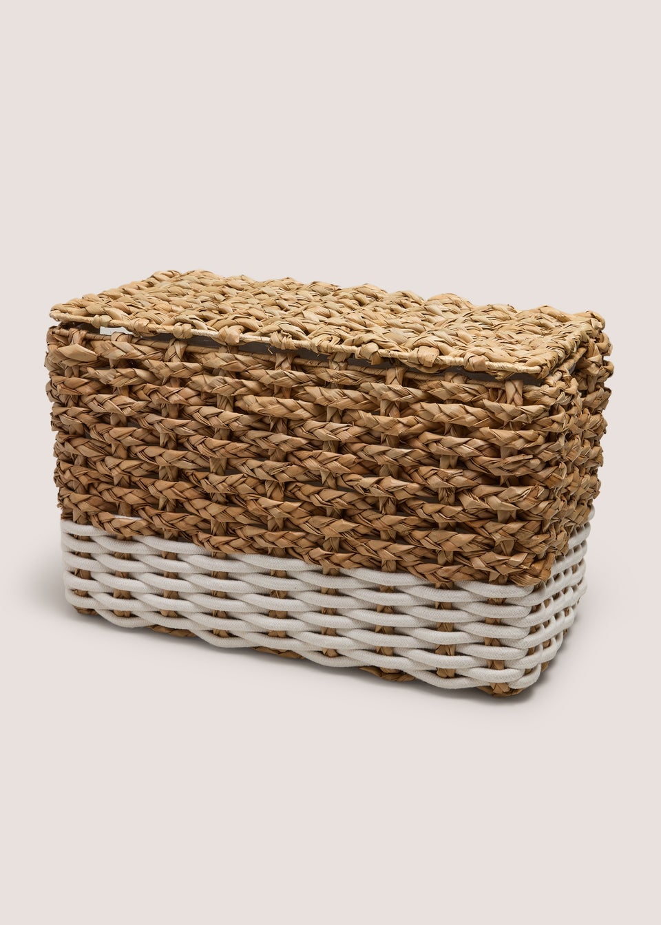 Natural Woven Storage Trunk