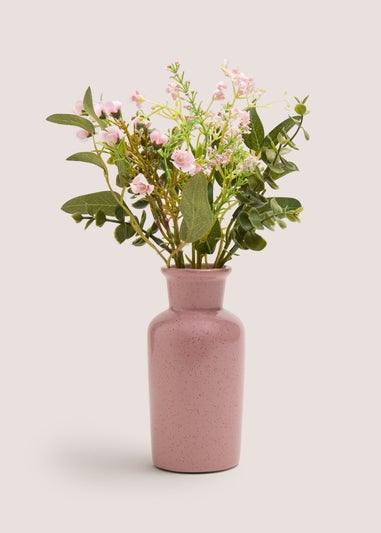 Flower Arrangement in Pink Pot