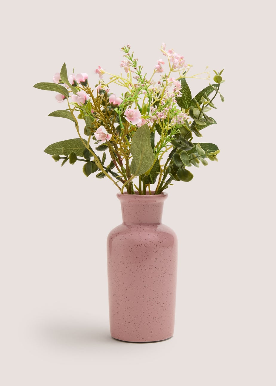 Flower Arrangement in Pink Pot