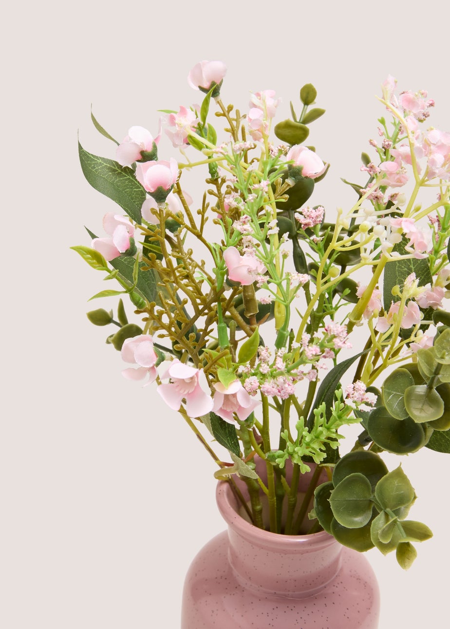 Flower Arrangement in Pink Pot