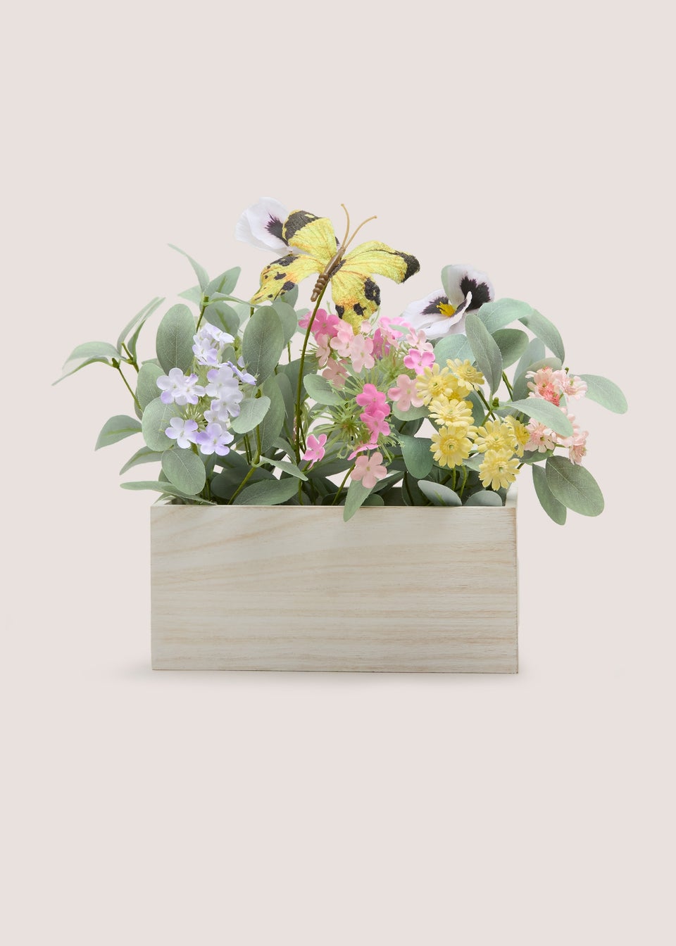 Butterfly Flower In Plant Box