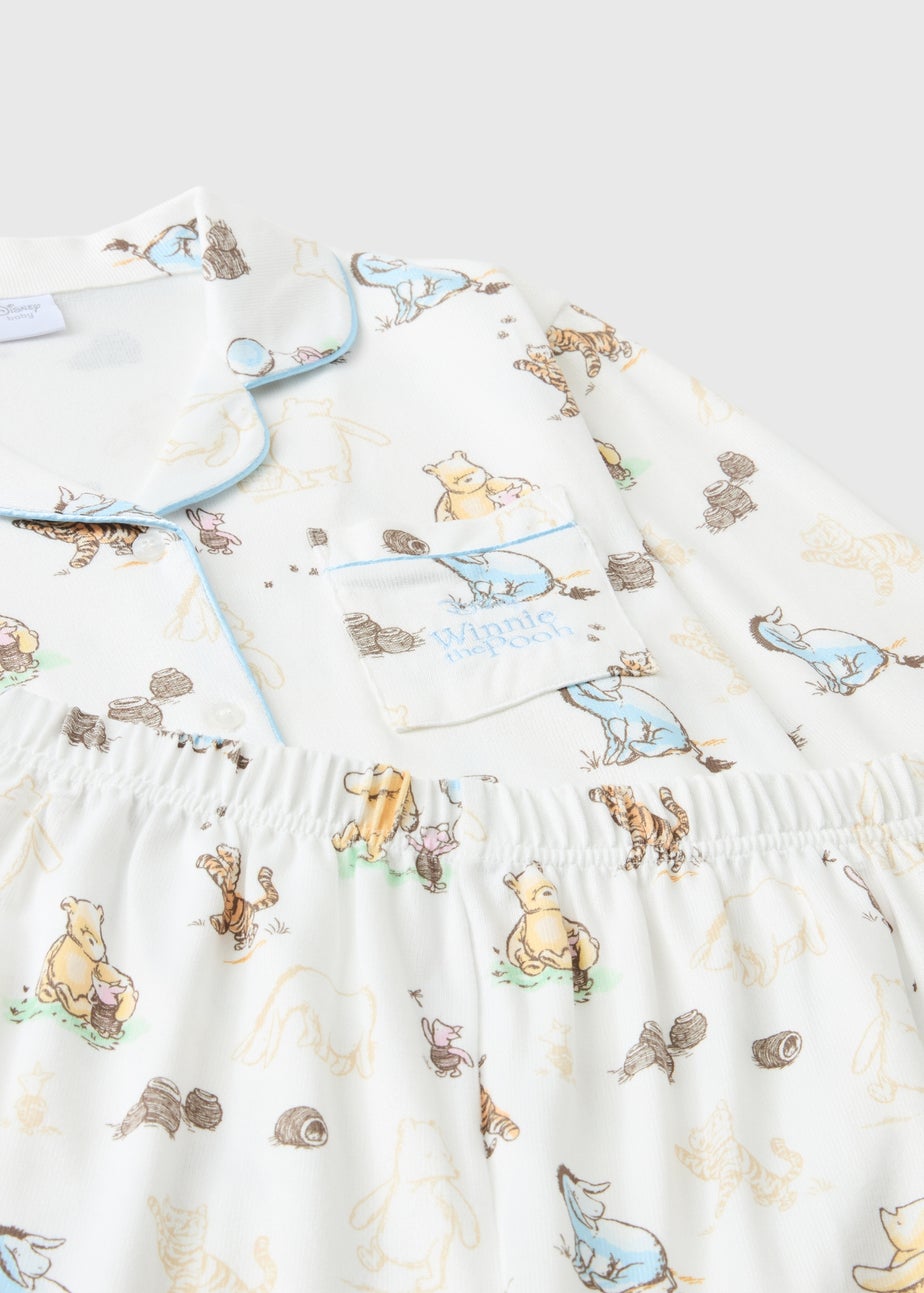 Disney Kids Cream Winnie The Pooh Pyjama Set (1-13yrs)