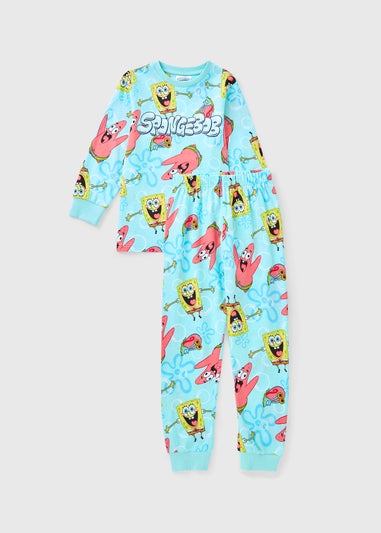 Spongebob Boys Blue Pyjama Set (7-13yrs)