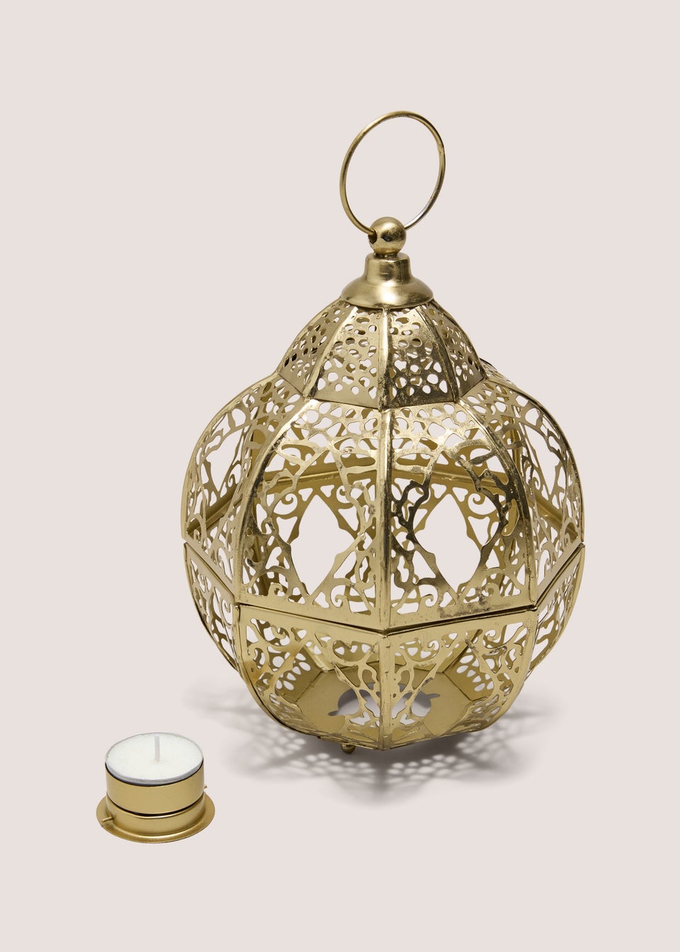 Gold Eid Round Lantern