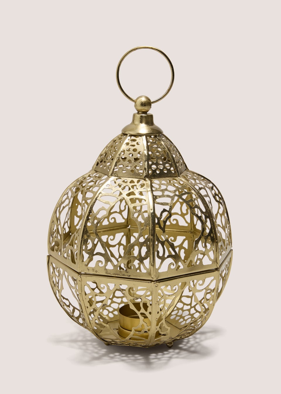 Gold Eid Round Lantern