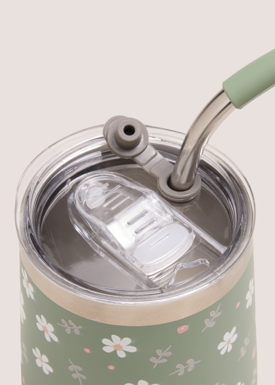 Green Flower Wine Tumbler