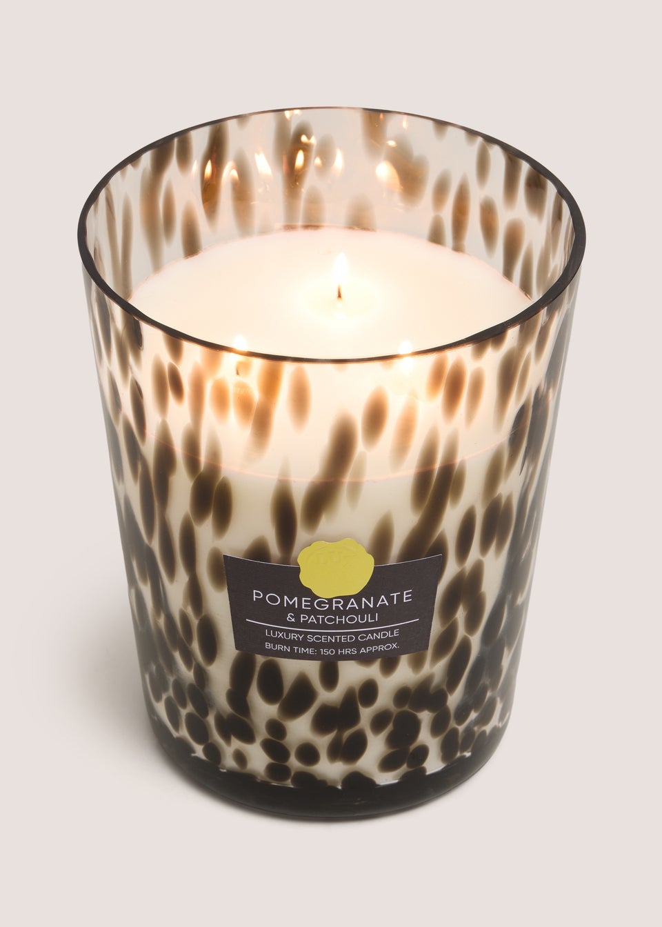 Black Confetti Pomegranate & Patchouli Large Candle