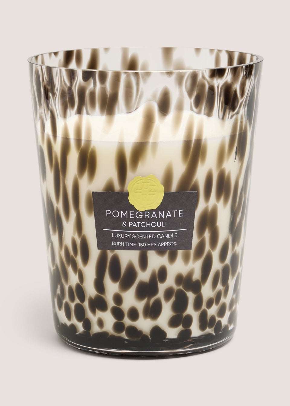 Black Confetti Pomegranate & Patchouli Large Candle