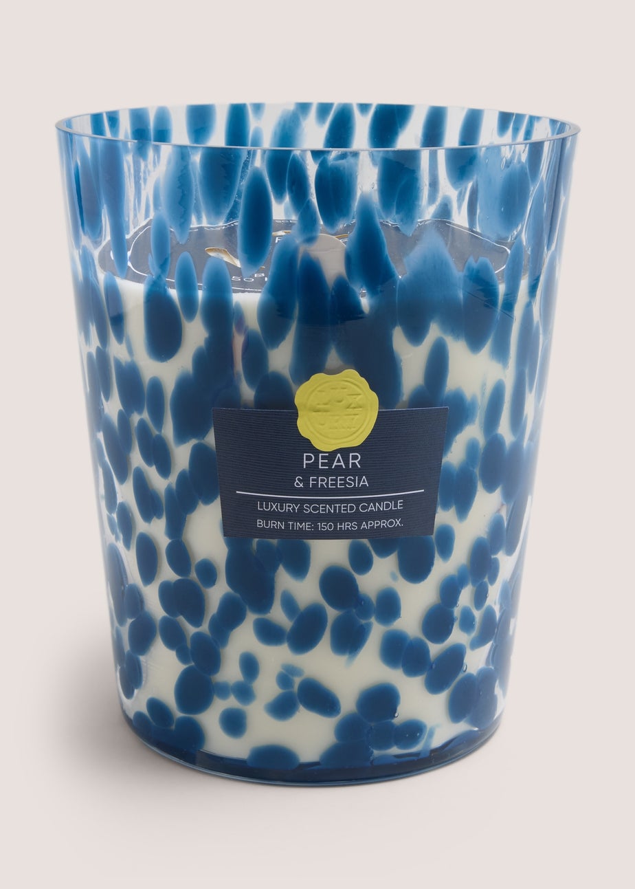 Navy Pear & Freesia Confetti Large Candle